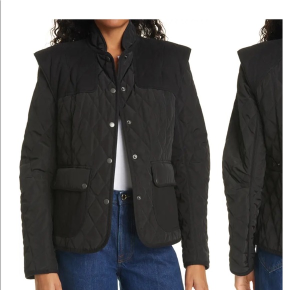 Frame Unisex Black Quilted Jacket! - Picture 6 of 7